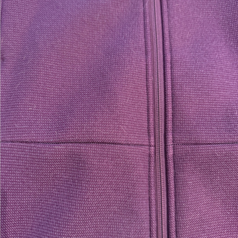 Lululemon Athletica Purple Trench Coat with High Collar - Picture 12 of 14